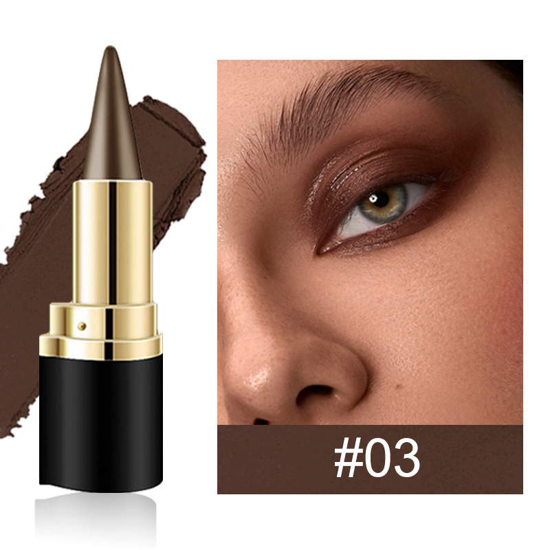 Womens Quick-drying Waterproof, Easy-to-apply Smudge-proof Eyeliner Cream - Image 3