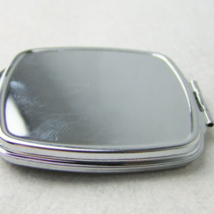 Compact Mirror Thermal Transfer Metal Makeup Mirror