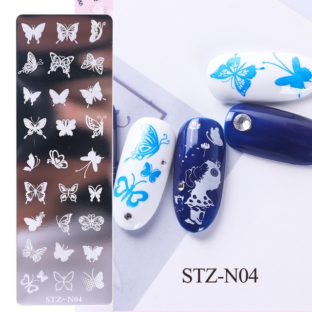 Nail print small long steel plate - Image 2