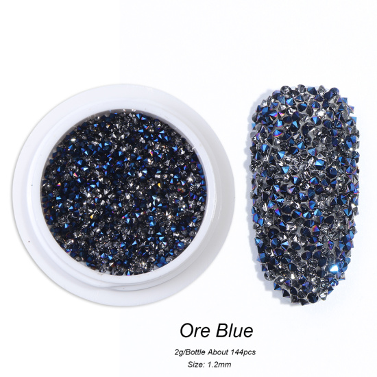 Nail jewelry colored diamonds - Image 3