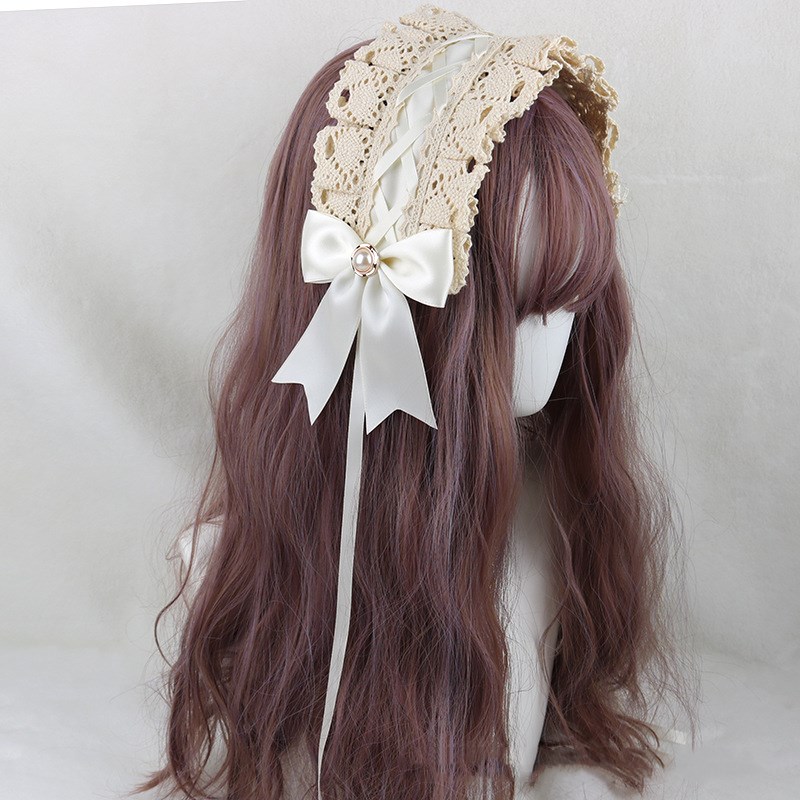 Japanese soft girl Lolita lace headdress - Image 10