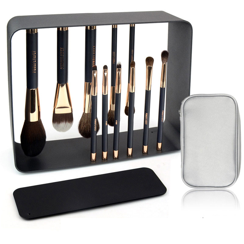 Fashion Magnet Makeup Brush Real Hair Set - Image 4