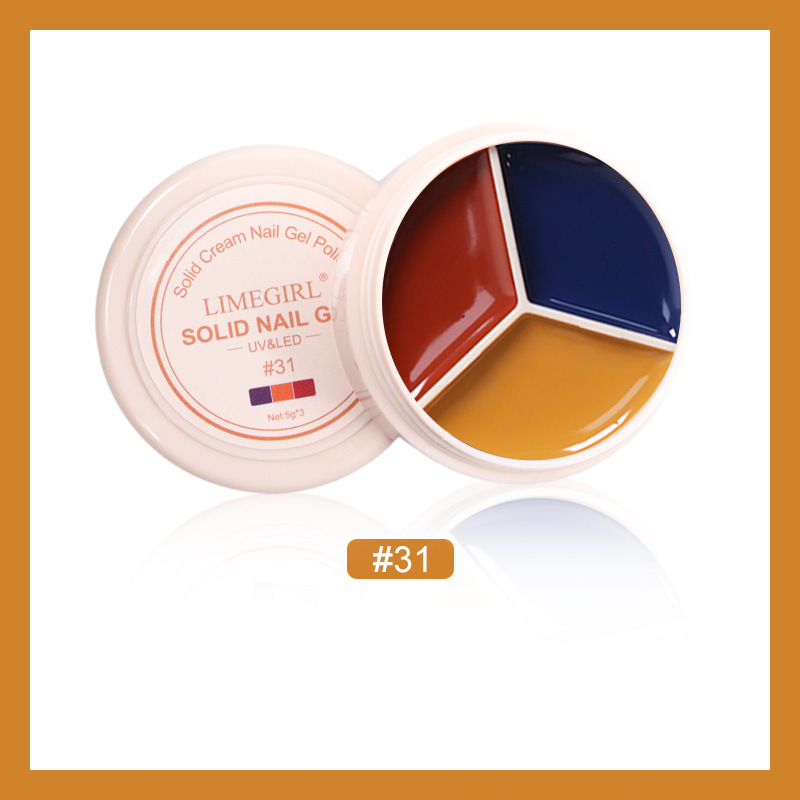 Cream Nail Polish Eye Shadow Bag - Image 15