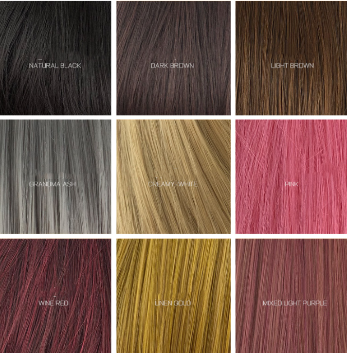 European and American doll wig