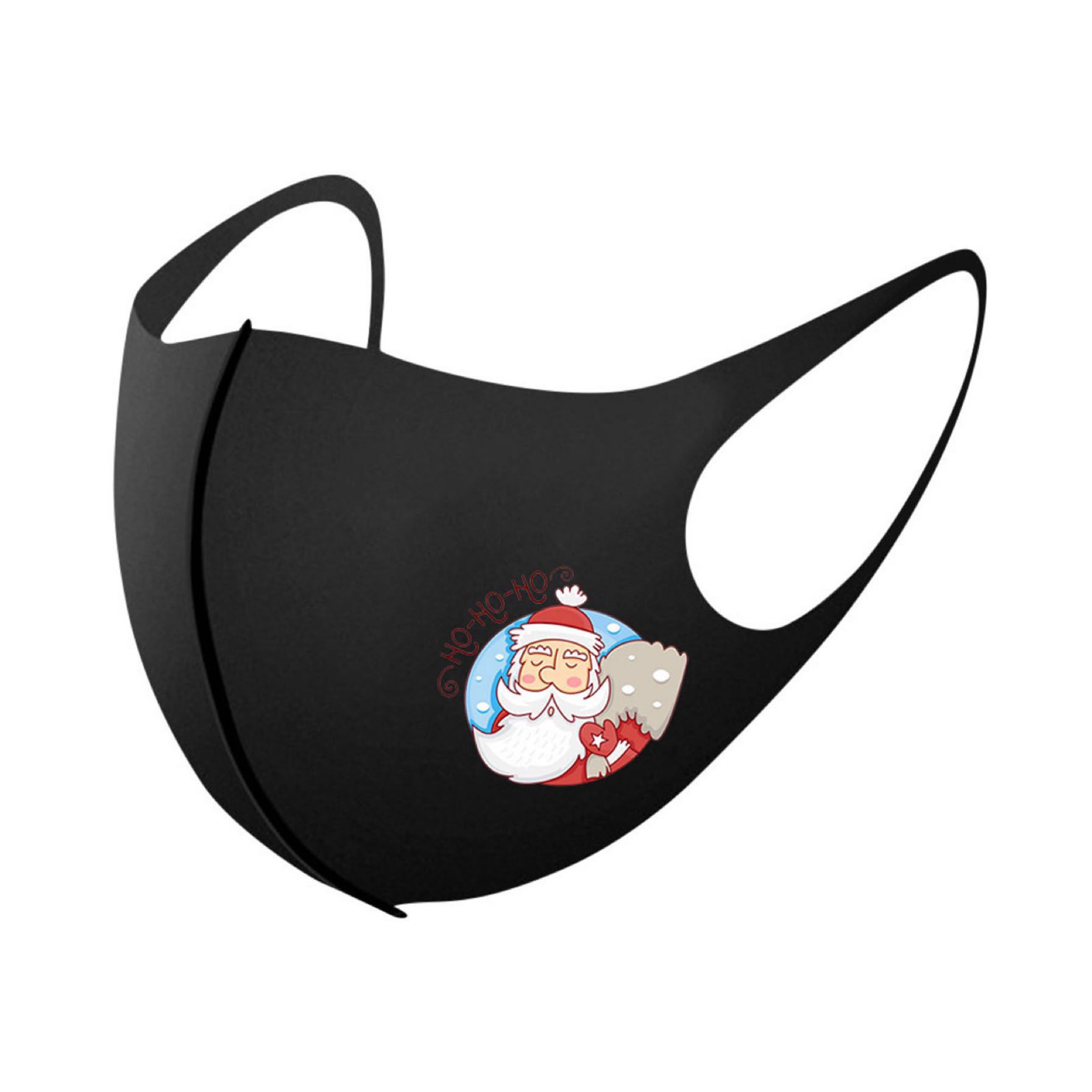 Christmas print autumn and winter ice silk mask - Image 11