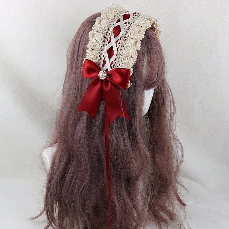 Japanese soft girl Lolita lace headdress - Image 7