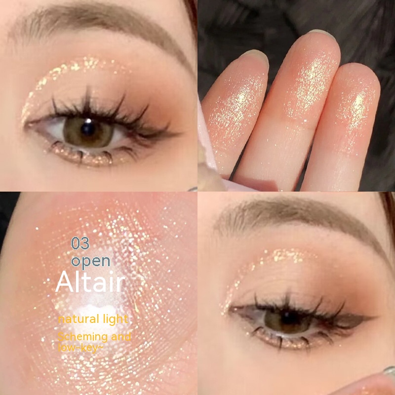 Crouching Silkworm Lazy Eye Makeup Thin And Glittering Pearlescent Bright Novice Style Brightening Eyeliner - Image 3