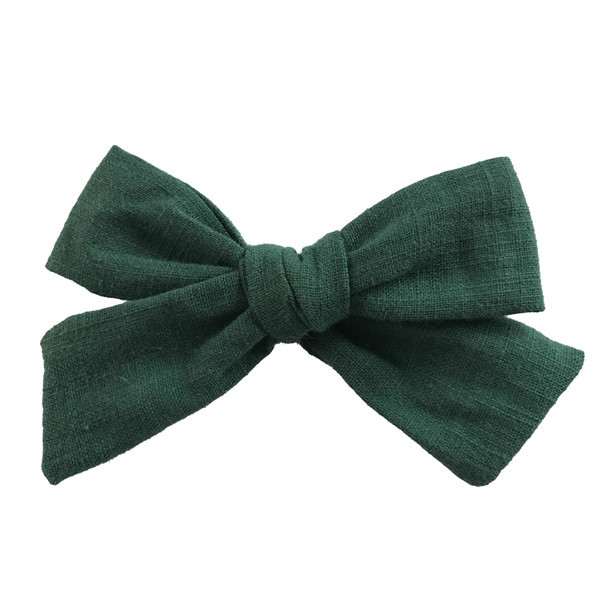 Cotton and linen bow hairpin - Image 20