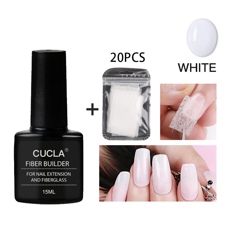 Explosive Manicure Fiber Extension Glue Set Extension Liquid Fiber Sheet Set - Image 4
