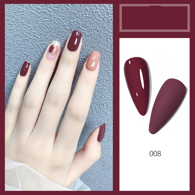 New Milk Tea Nude Color Popular Cherries Milky White Nail Shop Dedicated - Image 8