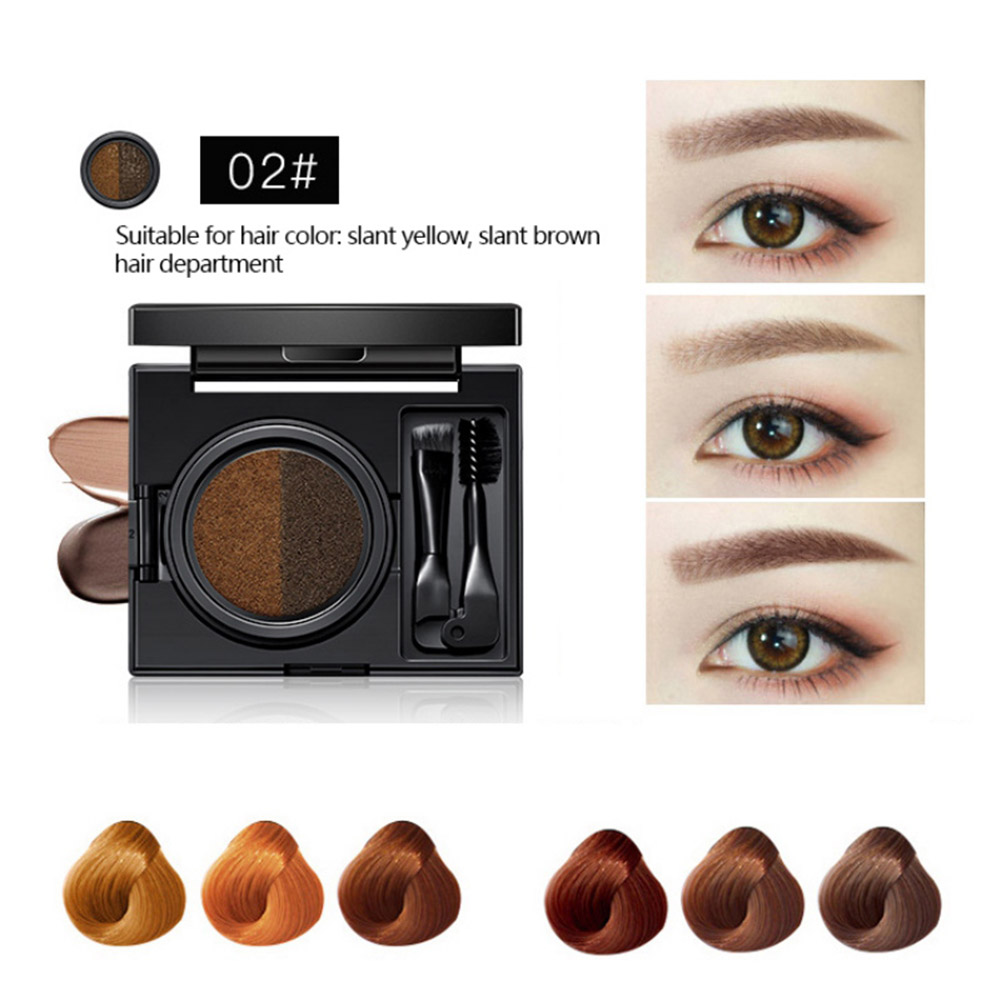 Gemun Two-color Air Cushion Dyeing Eyebrow Cream Two-color - Image 2