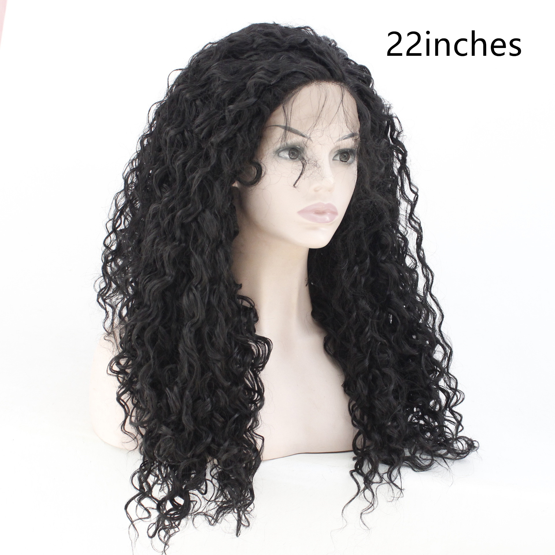 Fashion Partial Long Curly Hair Chemical Fiber Wig - Image 3