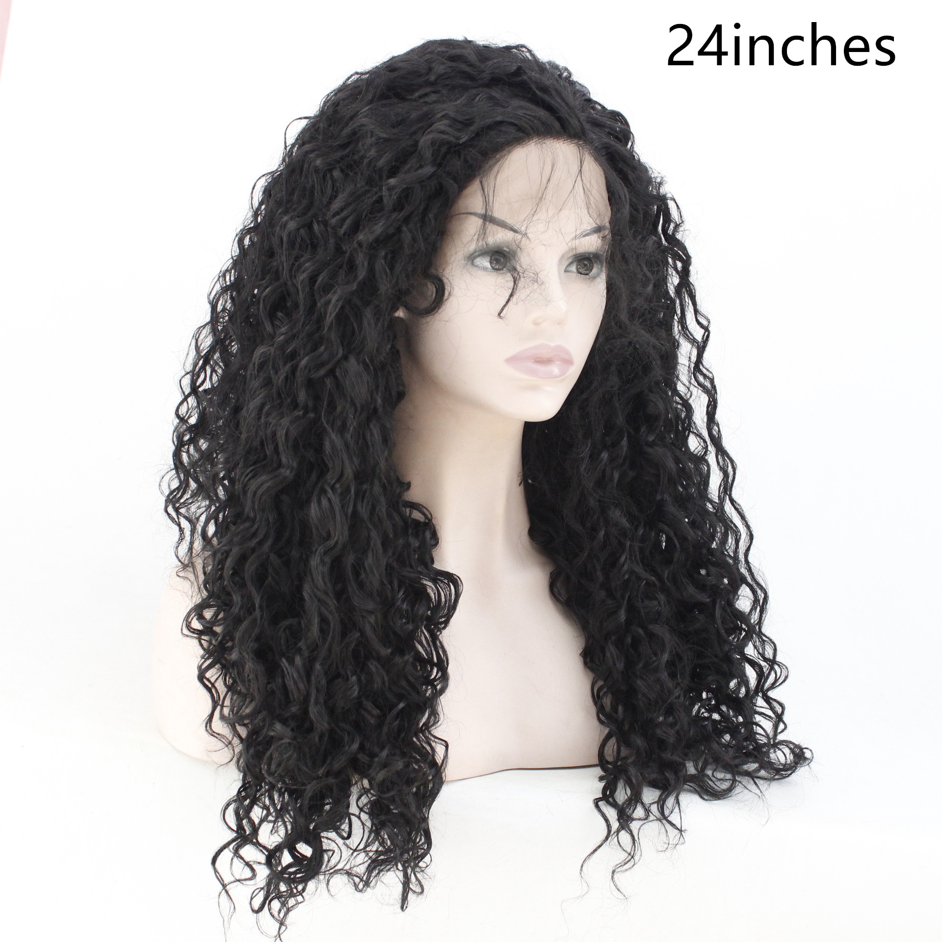 Fashion Partial Long Curly Hair Chemical Fiber Wig - Image 4