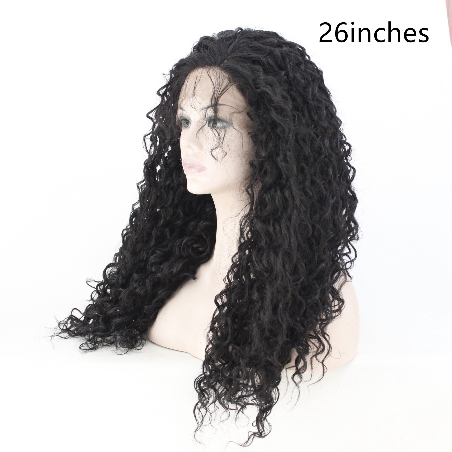 Fashion Partial Long Curly Hair Chemical Fiber Wig - Image 5