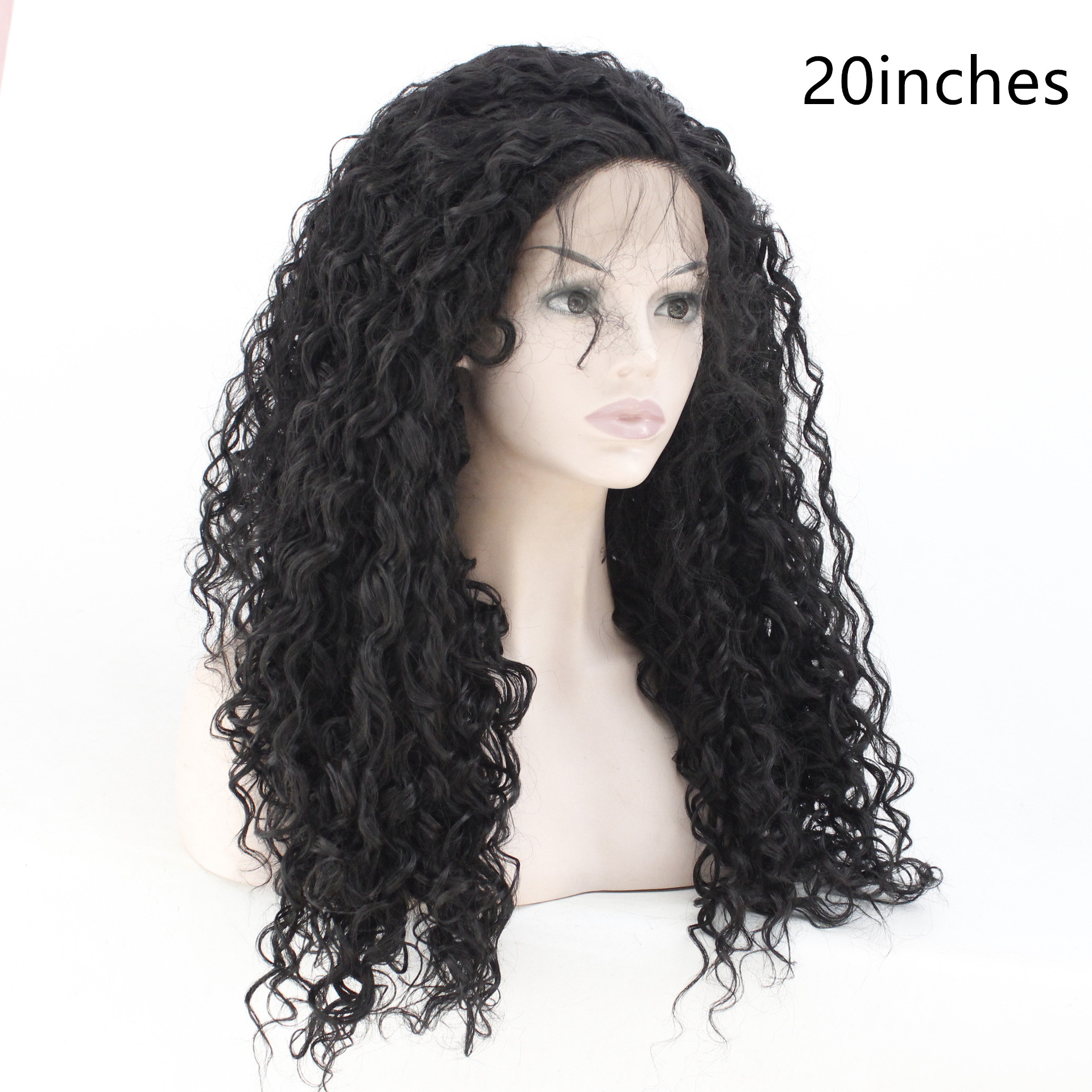 Fashion Partial Long Curly Hair Chemical Fiber Wig - Image 2