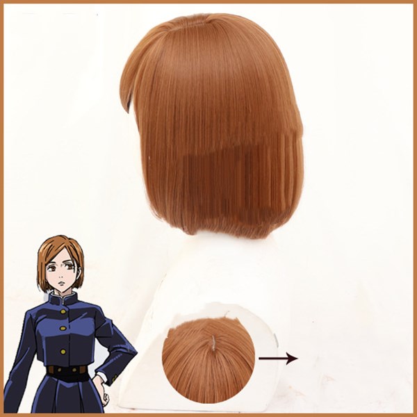 Conjuration Back Combat Nagizaki Wild Rose Orange Brown Side Split Short Hair