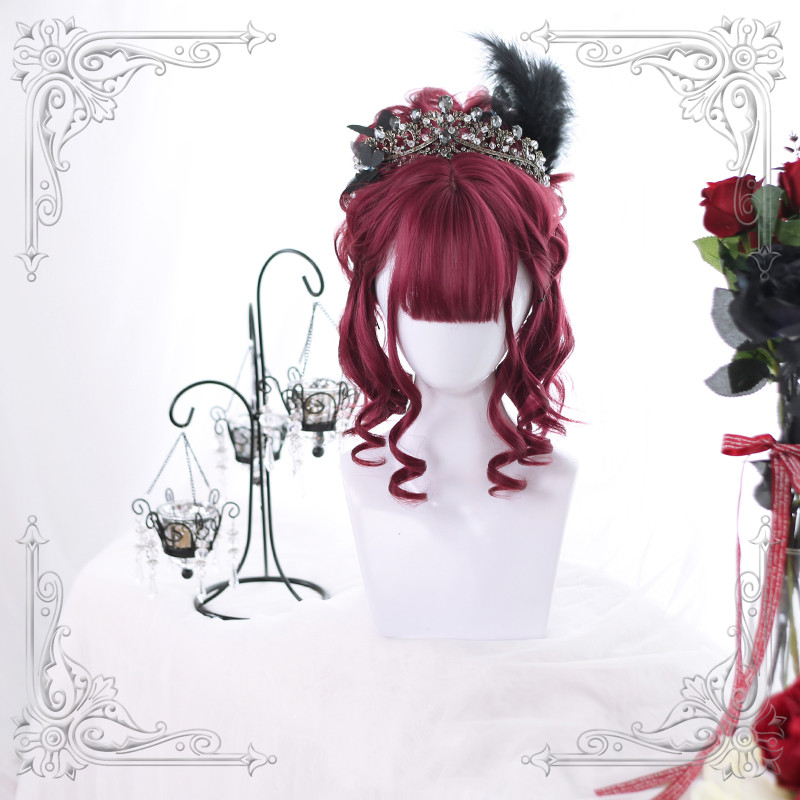 Harajuku Soft Girl Lolita Wig Lolita Gentle Curly Japanese Cute Short Hair