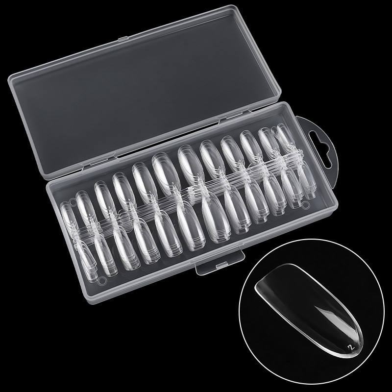 Nail Art Ultra-thin Seamless Box Sheet French Fake Nails - Image 2