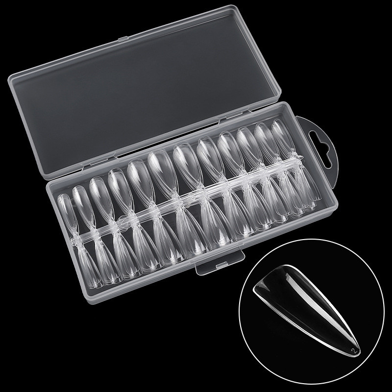 Nail Art Ultra-thin Seamless Box Sheet French Fake Nails - Image 3
