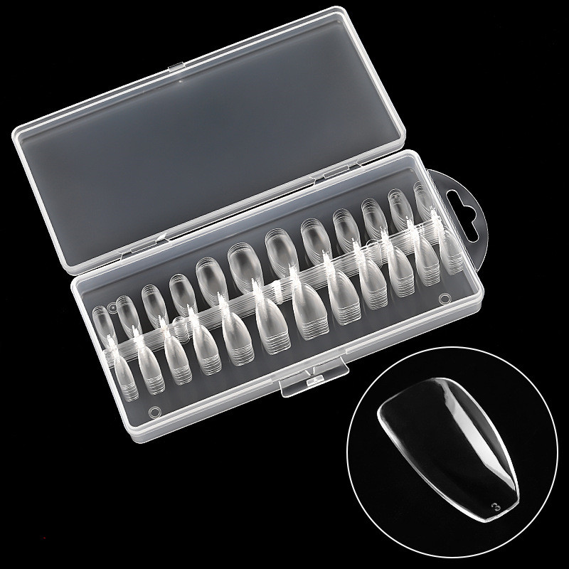 Nail Art Ultra-thin Seamless Box Sheet French Fake Nails - Image 8
