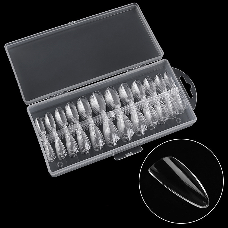 Nail Art Ultra-thin Seamless Box Sheet French Fake Nails - Image 5