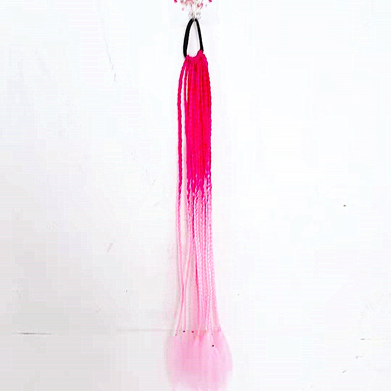Color Dirty Braided Ponytail Headdress - Image 14
