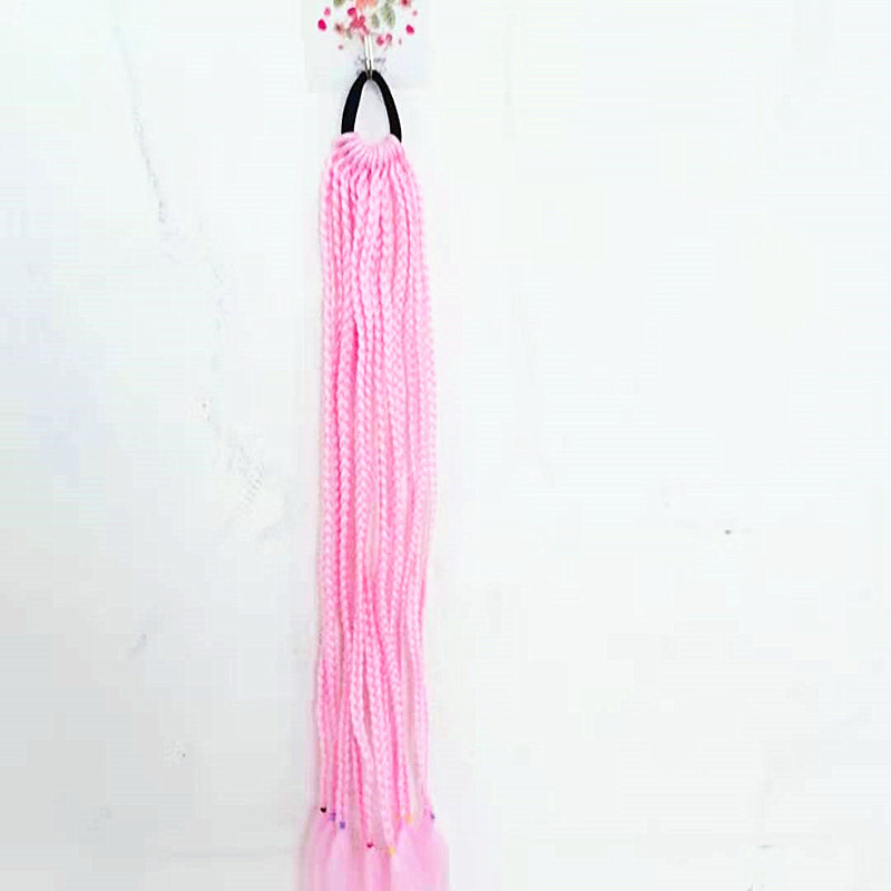 Color Dirty Braided Ponytail Headdress - Image 4