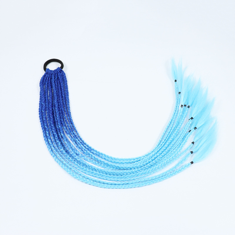 Color Dirty Braided Ponytail Headdress - Image 13