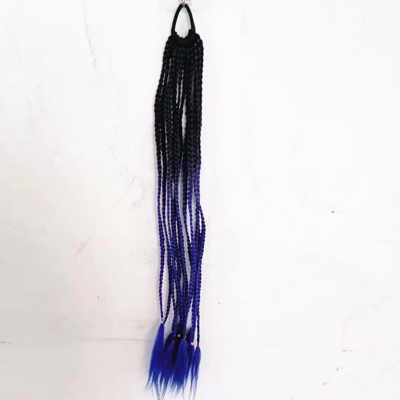 Color Dirty Braided Ponytail Headdress - Image 10