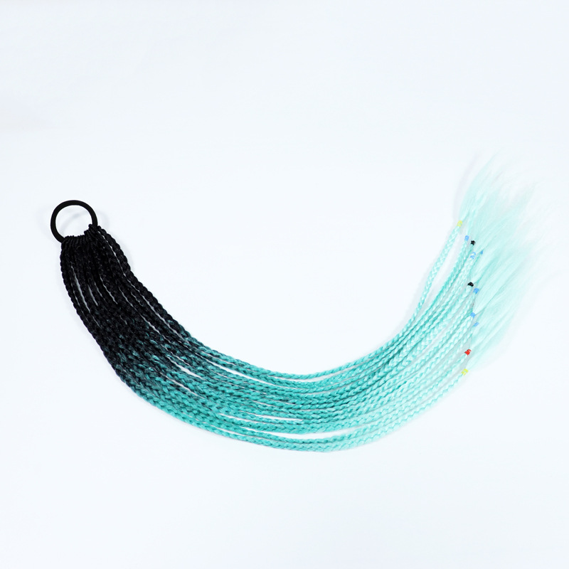 Color Dirty Braided Ponytail Headdress - Image 15