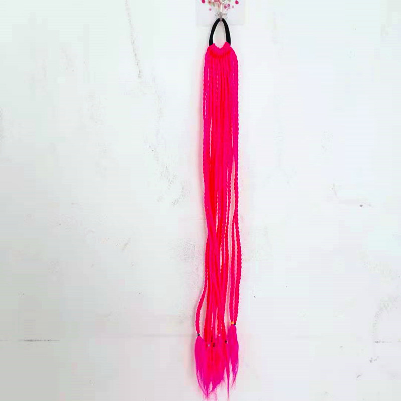 Color Dirty Braided Ponytail Headdress - Image 3