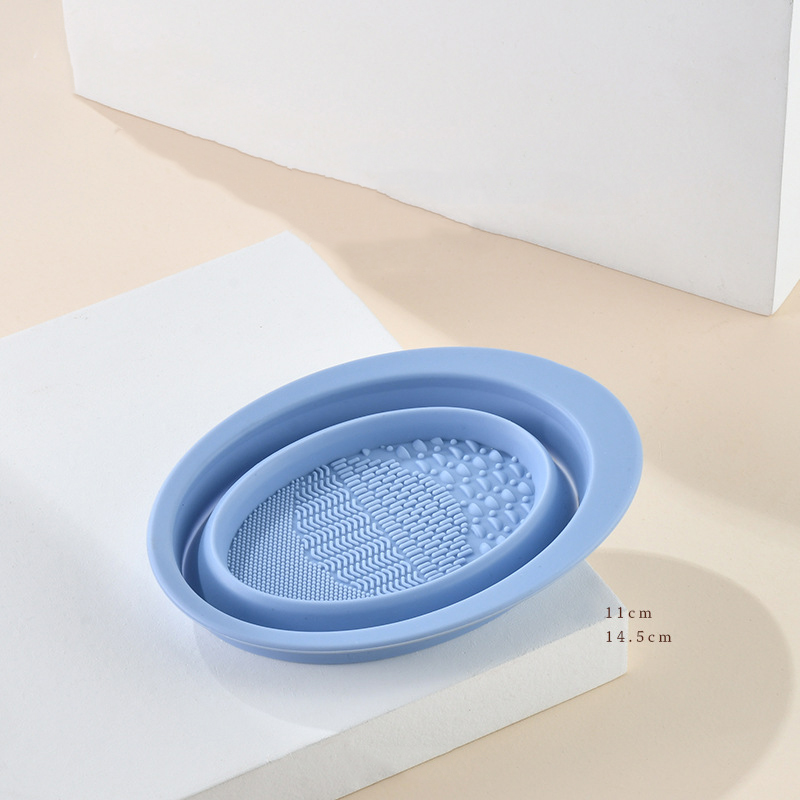 Scrubbing Plate Makeup Brush Cleaning Pad Makeup Brush Cleaning Bowl - Image 3
