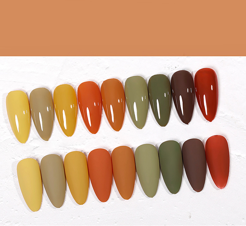 The New Cat'S Eye Ice Tea Naked Powder Dirty Purple Nail Polish Glue Nail Shop Special - Image 23