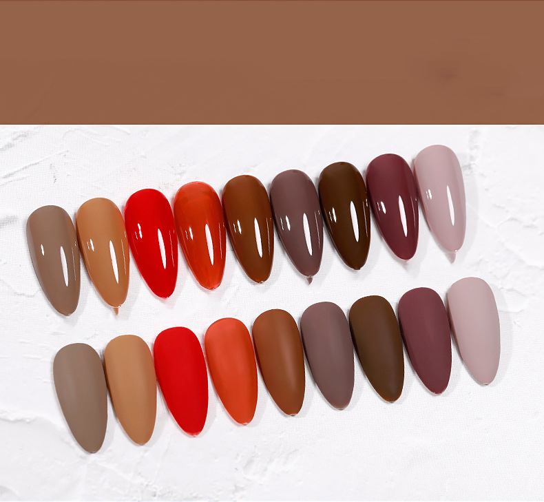 The New Cat'S Eye Ice Tea Naked Powder Dirty Purple Nail Polish Glue Nail Shop Special - Image 22