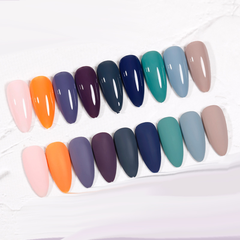 The New Cat'S Eye Ice Tea Naked Powder Dirty Purple Nail Polish Glue Nail Shop Special - Image 16