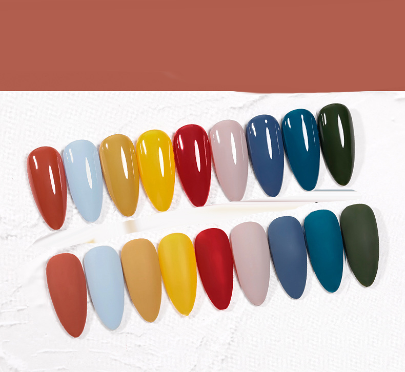 The New Cat'S Eye Ice Tea Naked Powder Dirty Purple Nail Polish Glue Nail Shop Special - Image 14