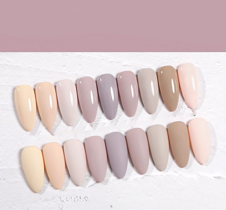 The New Cat'S Eye Ice Tea Naked Powder Dirty Purple Nail Polish Glue Nail Shop Special - Image 11