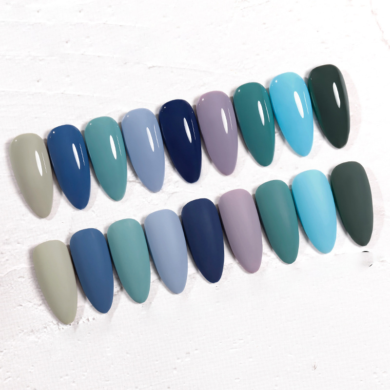 The New Cat'S Eye Ice Tea Naked Powder Dirty Purple Nail Polish Glue Nail Shop Special - Image 6