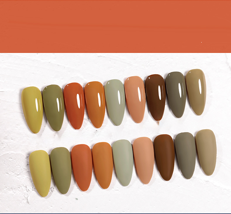 The New Cat'S Eye Ice Tea Naked Powder Dirty Purple Nail Polish Glue Nail Shop Special - Image 5