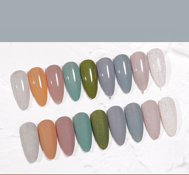 The New Cat'S Eye Ice Tea Naked Powder Dirty Purple Nail Polish Glue Nail Shop Special - Image 25