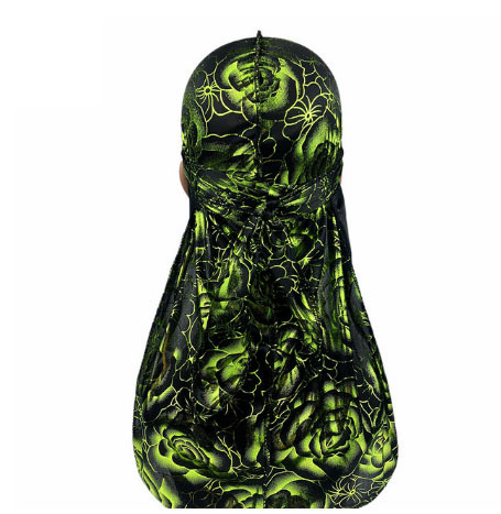 Rose Imitation Silk Long Tail Pirate Hat Toe Cap - Image 8