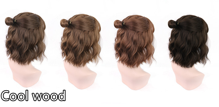 Net Red Full Headgear Style Corn Perm Short Curly Hair - Image 2