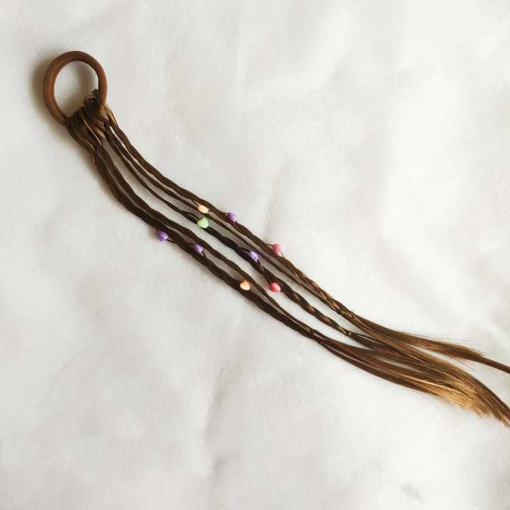Festive Performance Colorful Bead Twist Braid - Image 6