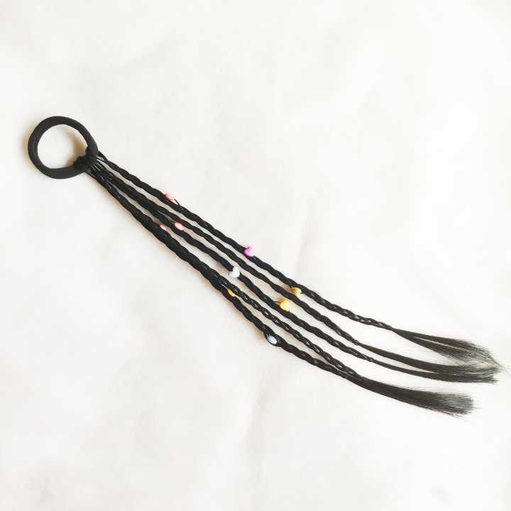 Festive Performance Colorful Bead Twist Braid - Image 5