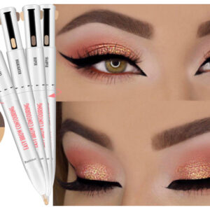 Four-Color Rotating Ball-Point Eyebrow Pencil