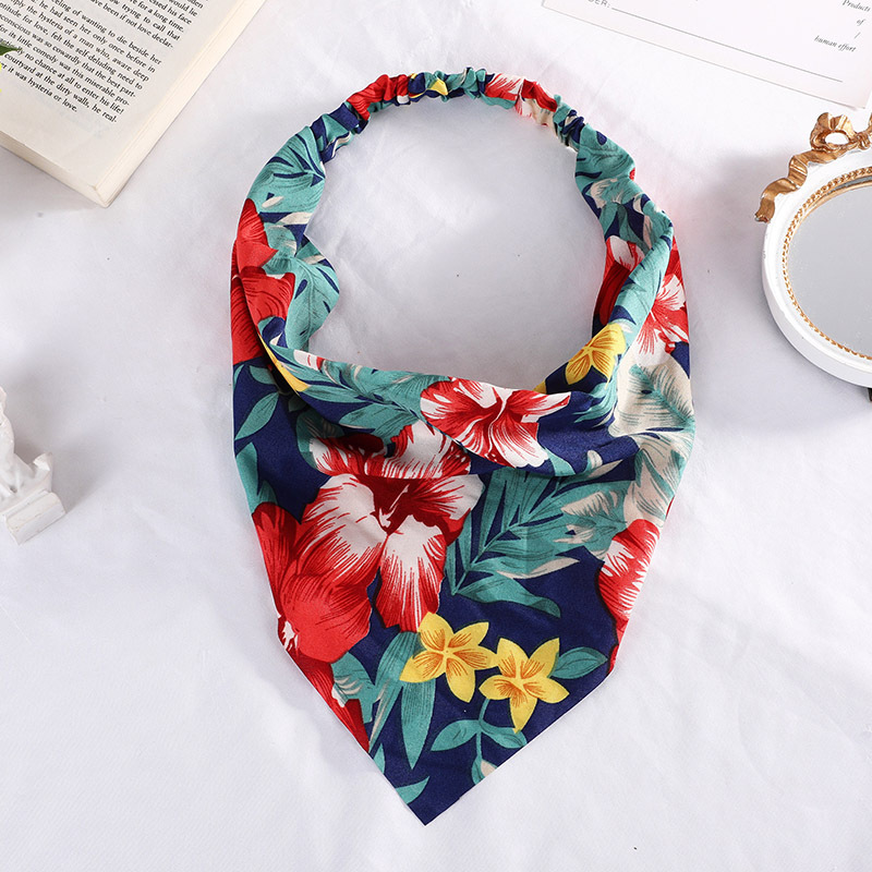 Pastoral Style Ladies Face Wash Hairband Baotou Triangle Scarf Hair Accessories - Image 5