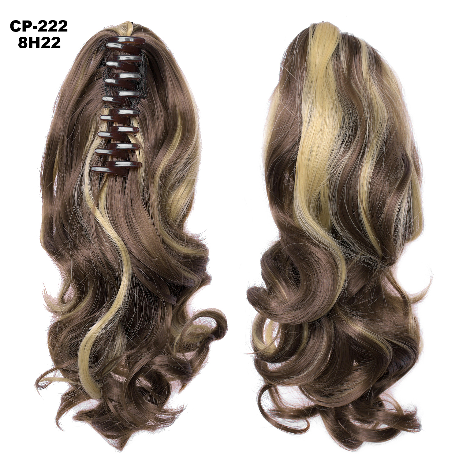 Long Wave Ponytail Wrap Around Ponytail Clip In Hair Headwear Gray Hairpiece Natural Extensions - Image 3