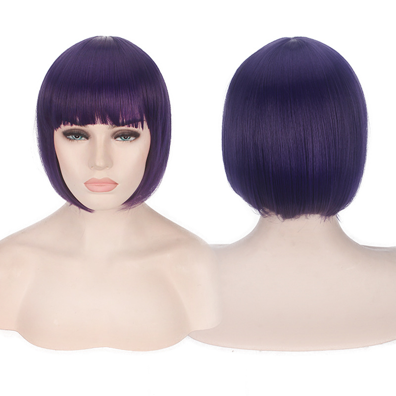cosplay wig short hair bob - Image 7