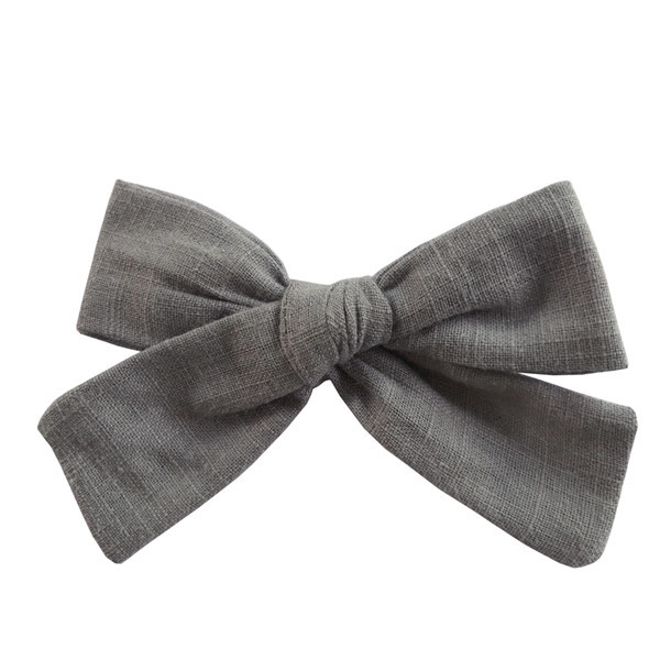 Cotton and linen bow hairpin - Image 19