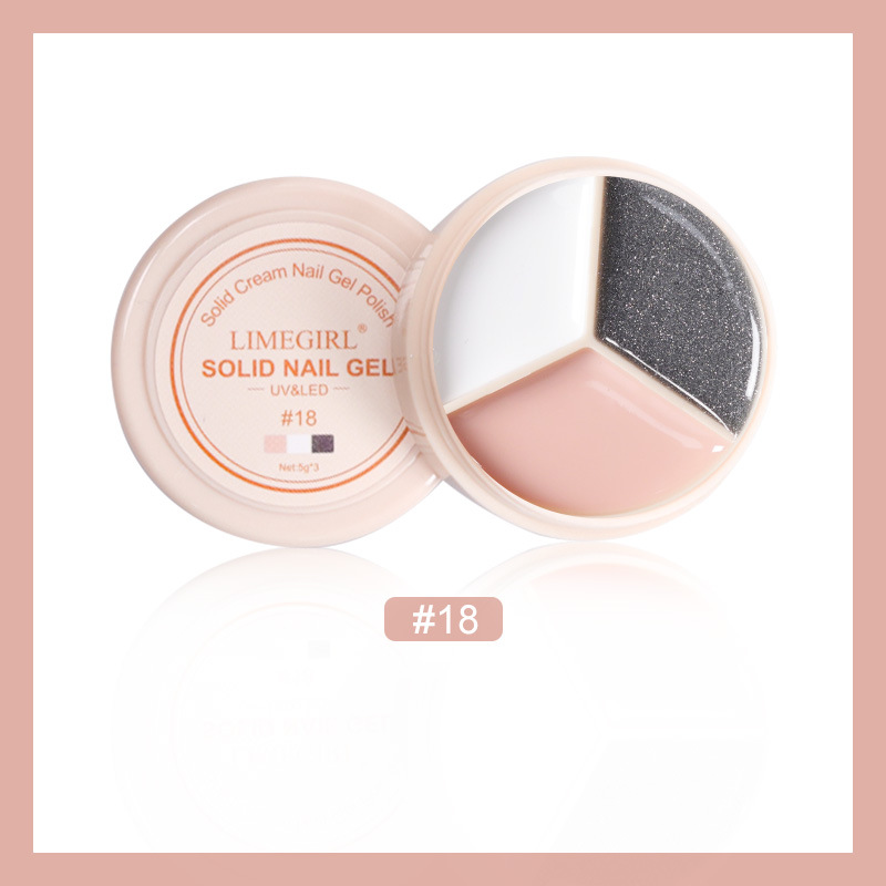 Cream Nail Polish Eye Shadow Bag - Image 10